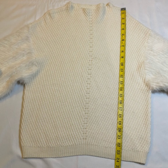 Anthropologie Knitted & Knotted Soft Knit Balloon Sleeve Sweater - Picture 11 of 13